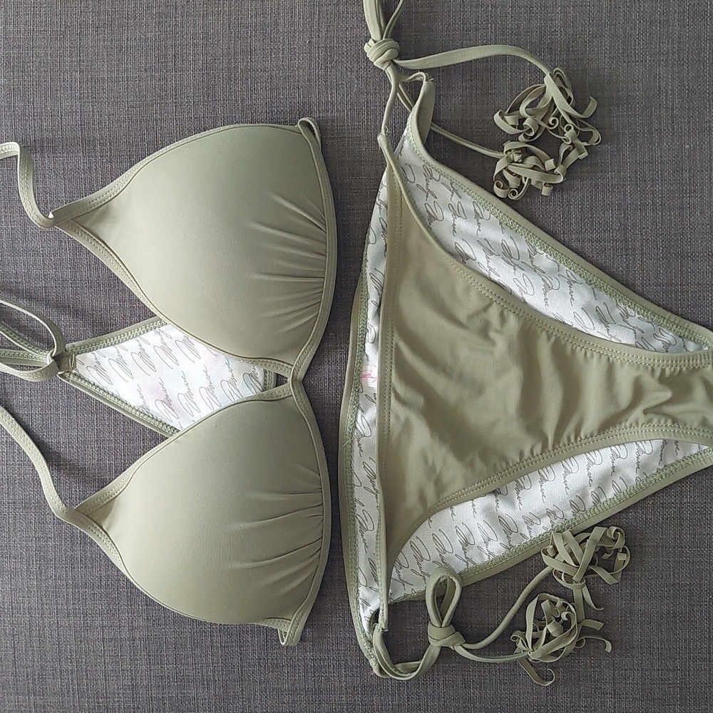 Green bikini set (2 pieces) size xl